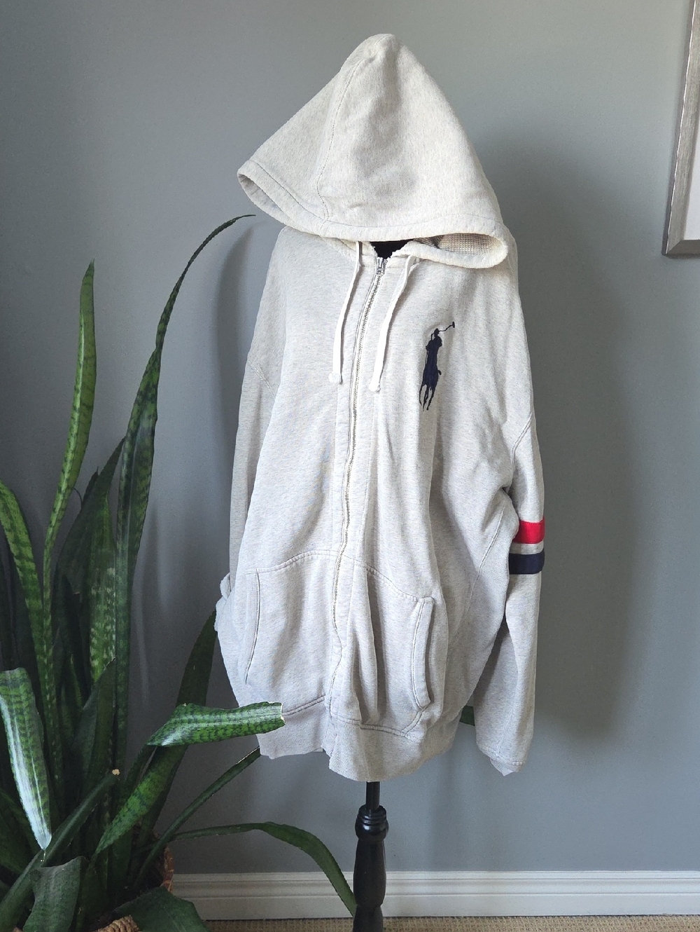 Ralph Lauren Zip-Up Varsity Hoodie